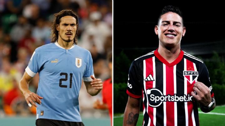 Vuelven a América: Edinson Cavani es nuevo jugador de Boca Juniors y James Rodríguez del Sao Paulo