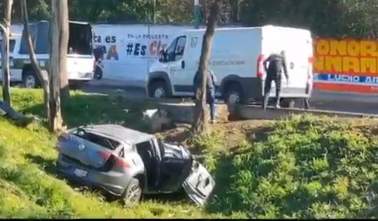 Accidente en Periférico e Insurgentes Sur