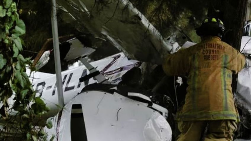 Así fue el desplome de una avioneta en Veracruz que se dirigía a Toluca; buscan sobrevivientes