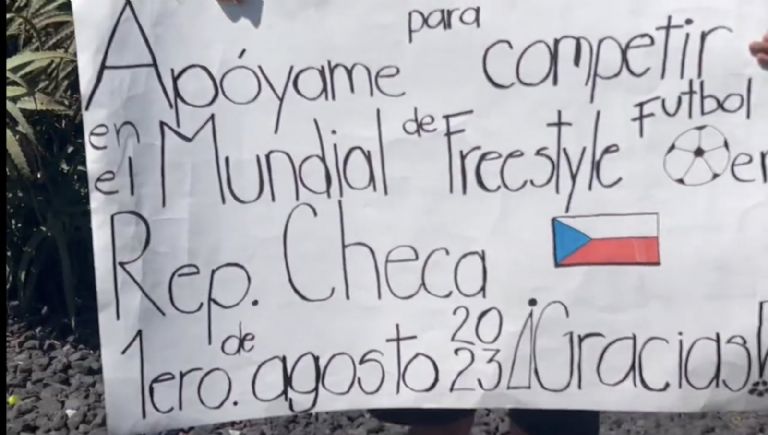 Pide apoyo para asistir al mundial