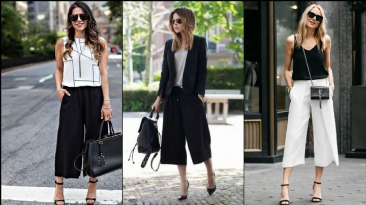 Los pantalones culotte serán el aliado perfecto para crear tu 'outfit' de oficina; así podrás llevarlo
