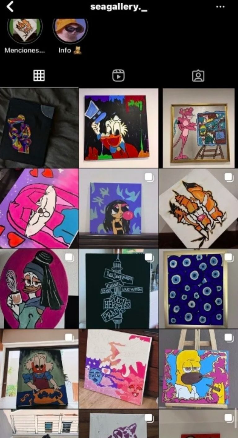 Cuadros Mar de Regil 