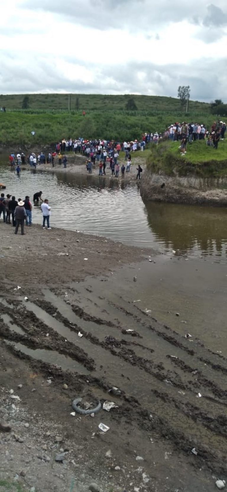 Menor ahogado en Almoloya de Juárez