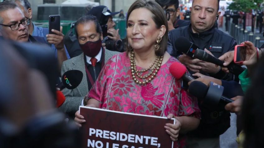 VIDEO: Mientras lanzan en redes baile a favor de Xóchitl Gálvez, ella va ante la FGR por este motivo