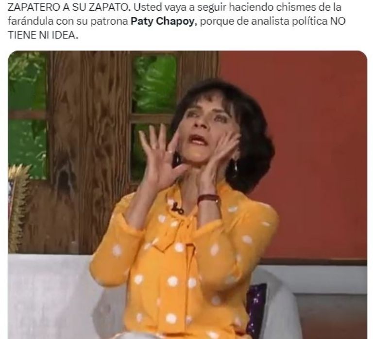 Paty Chapoy se vuelve tendencia y se desatan los memes