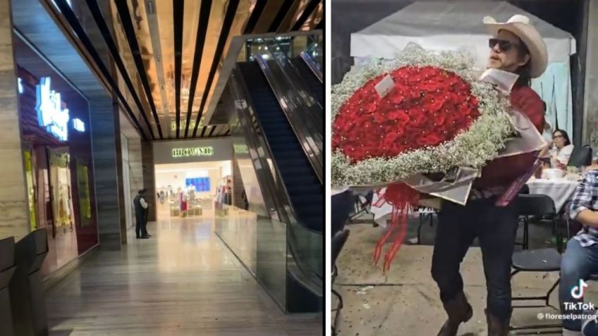 Tiktoker 'Flores, el Patrón' provoca pánico en Plaza Artz; reportan balacera y se hace viral en redes