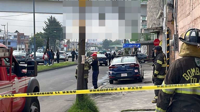 Restos humanos colgados en Toluca