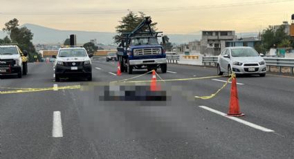 Tragedia en Tecámac: Motociclista muere tras derrapar en la México-Pachuca; su cuerpo queda regado