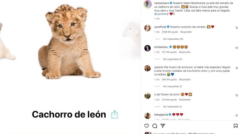 Carlos presumió el tamaño de León