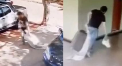 FUERTE VIDEO: Sujeto vigila escuela y secuestra a menor en maleta; lo arrestan tras abusar de ella