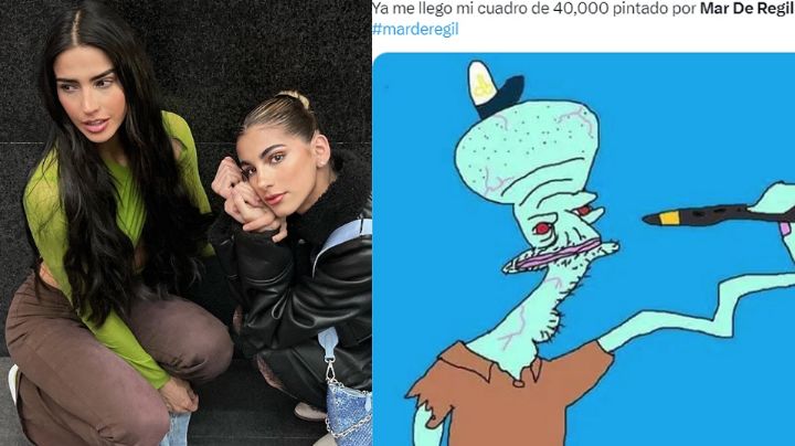 Mar de Regil, hija de Bárbara de Regil, desata memes por plagiar cuadros que vende en miles de pesos