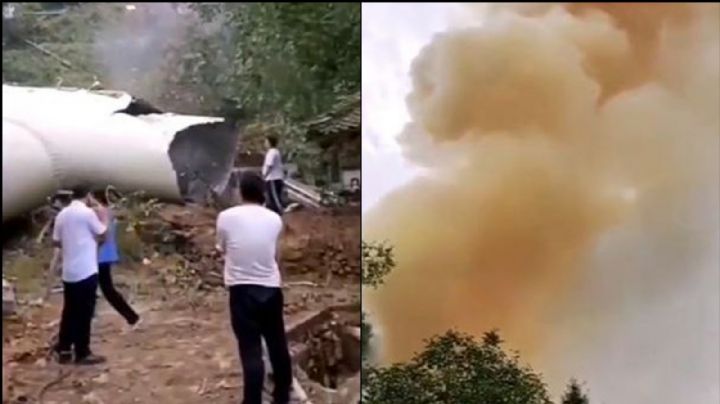 Satélite se estrella a metros de una casa y causa terror entre los locatarios de una comunidad china