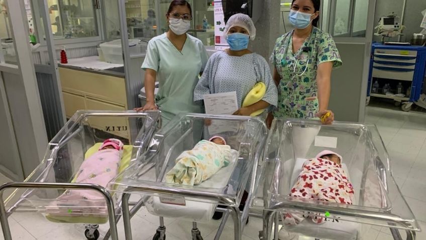 Milagro en el Estado de México: Nacen trillizas en el Hospital de Nezahualcóyotl