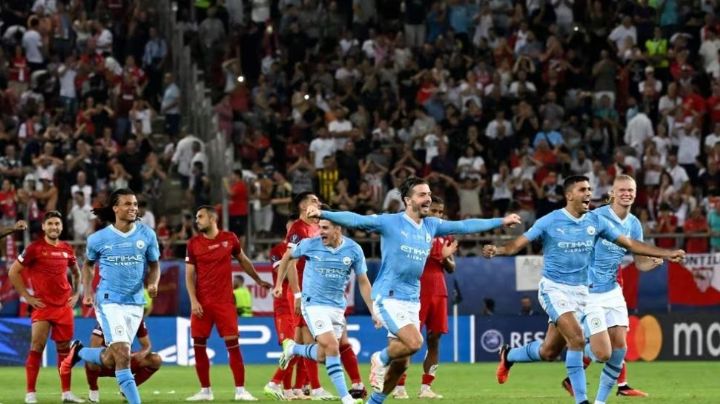 Manchester City gana la Supercopa de la UEFA tras derrotar en penaltis a Sevilla