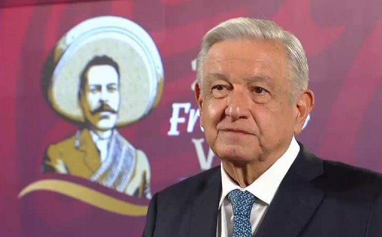 En la imagen, el presidente AMLO en su tradicional conferencia de prensa. Foto: Internet