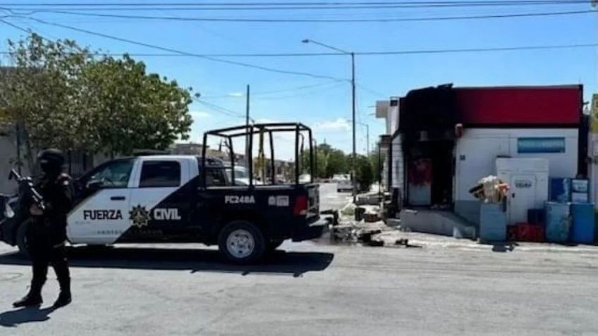 Pareja es asesinada dentro de un expendio de cervezas en Nuevo León; quemaron en negocio