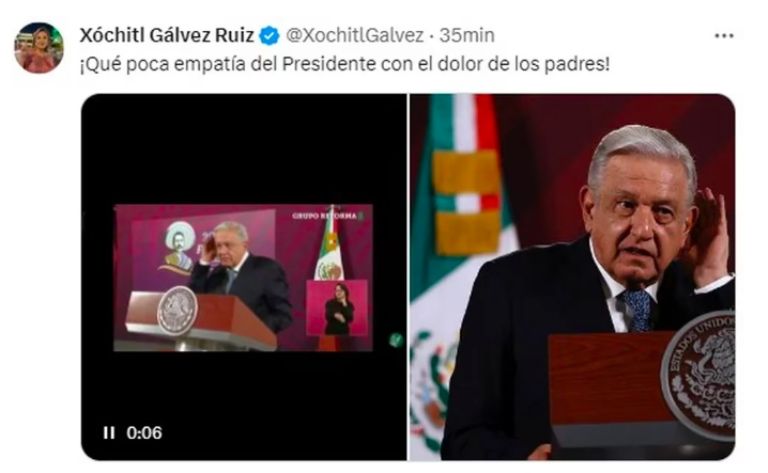 Tuit Xóchitl Gálvez 