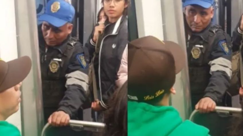 VIDEO: Sujeto se niega a bajar de zona de mujeres del Metrobús; lo atacan en redes