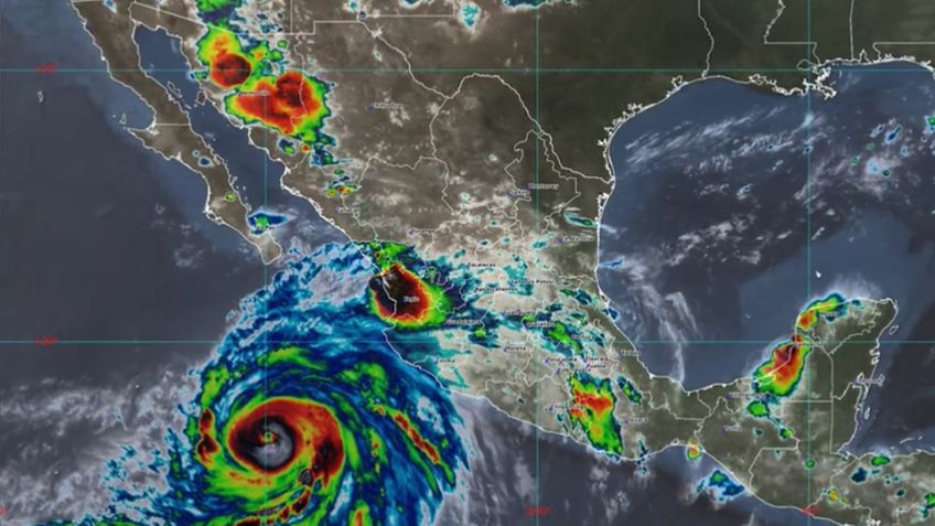 Conagua confirma que huracán 'Hilary' ya es categoría 3; estos serán los estados afectados