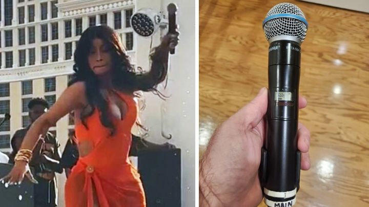 Subastan micrófono que Cardi B lanzó a fanática durante concierto; esta es la cifra ofrecida