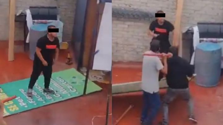 FUERTE VIDEO: "Tira el cuchillo": Presunto ladrón se atrinchera en una azotea de la CDMX