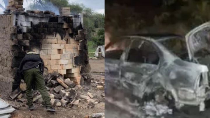 Restos hallados en un auto calcinado de Lagos de Moreno no corresponden a desaparecidos