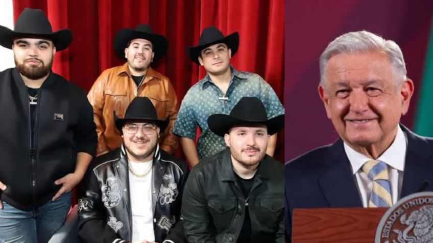 "Quédate otra vez": AMLO confirma concierto gratis de Grupo Frontera en la CDMX