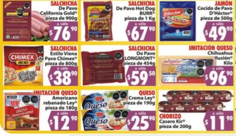 Ofertas de comida para preparar tu sándwich de jamón. Foto: Casa Ley
