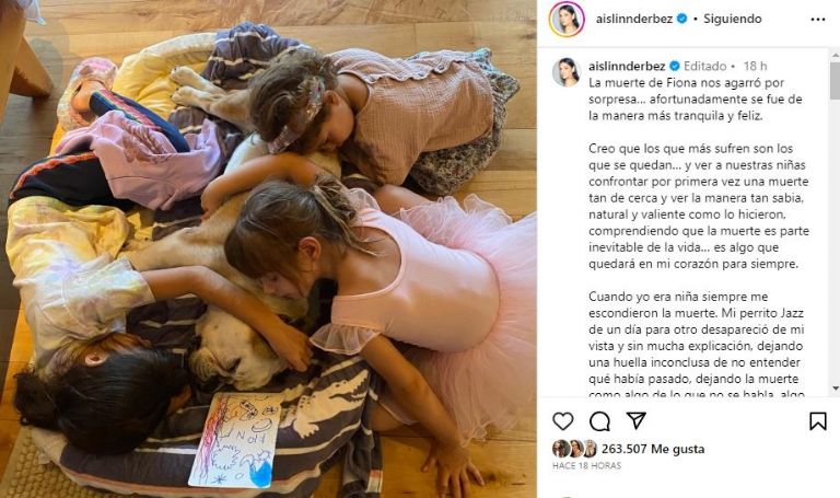 Publicación de Aislinn Derbez