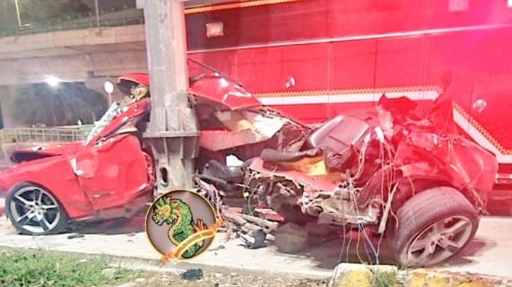 Imágenes fuertes: Hombre pierde la pierna y su amigo muere tras fuerte choque en Periférico