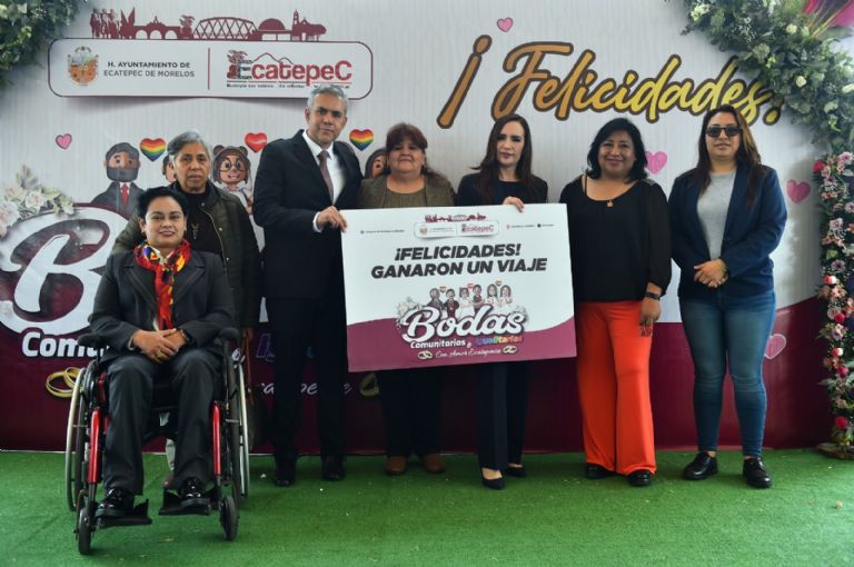 Bodas comunitarias en Ecatepec
