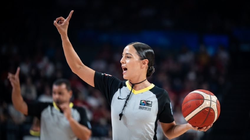 Mexicana Blanca Burns hace historia como la primera mujer referee en un Mundial de Basquetbol