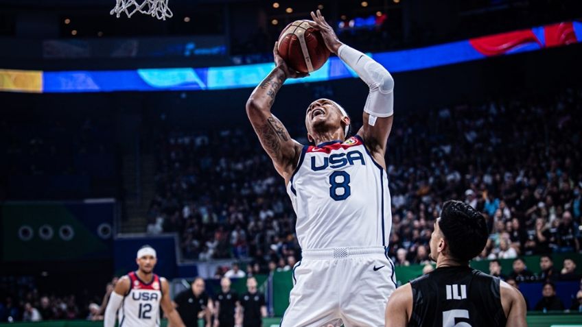 Estados Unidos arranca con triunfo sobre Nueva Zelanda su participación en el Mundial FIBA