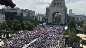 Adán Augusto envía fuerte mensaje a las 'corcholatas' en el Monumento a la Revolución