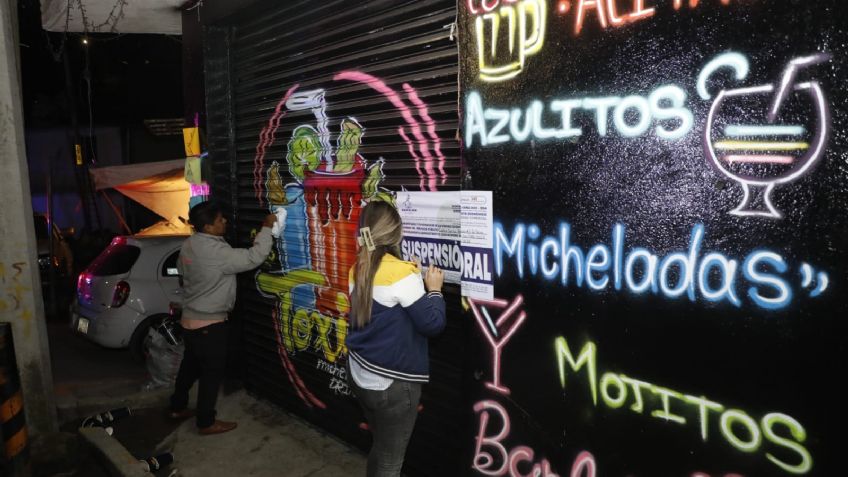 Se acaban los 'azulitos' en Naucalpan: Tras operativo cierran 7 comercios clandestinos