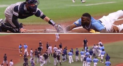 VIDEO: El espectacular robo de bases de Randy Arozarena y la casi pelea ante los Yankees