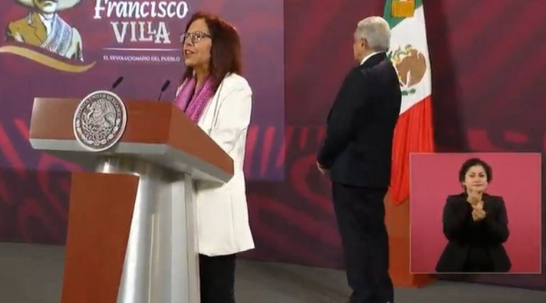 En la imagen, la titular de la SEP, Leticia Ramírez. Foto: Gobierno de México