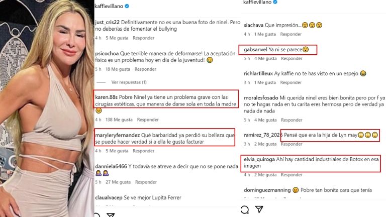 Kaffie exhibe todo de Ninel Conde