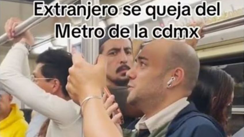 VIDEO: Argentino se queja por mal olor en el Metro de la CDMX y lo destrozan en redes