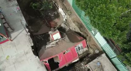 VIDEO: Socavón de la GAM crece y se 'traga' un gimnasio; vecinos exigen actuar de las autoridades