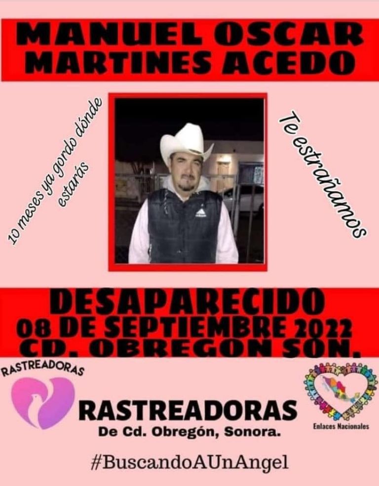 La ficha de búsqueda del hombre extraviado