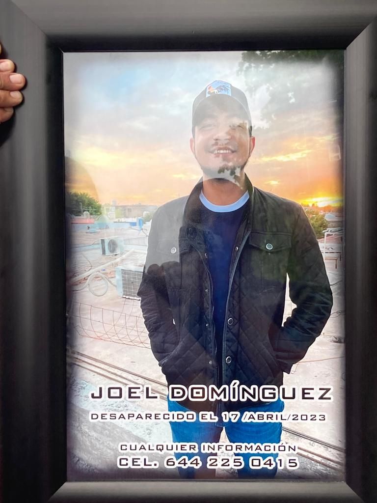 Madre de Joel marcha en Ciudad Obregón. Foto: Cortesía