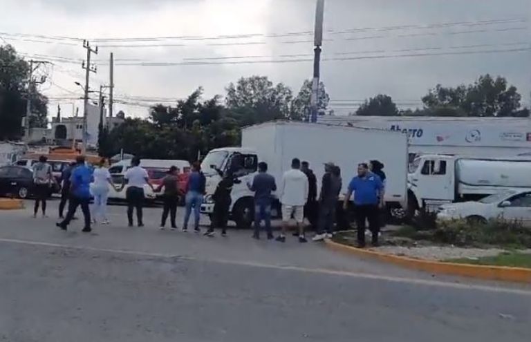 Bloqueo en la México-Texcoco