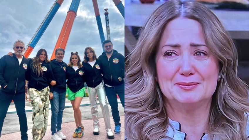 Hundida en tristeza: Andrea Legarreta se rompe en vivo y se retira de 'Hoy' tras muerte de su madre