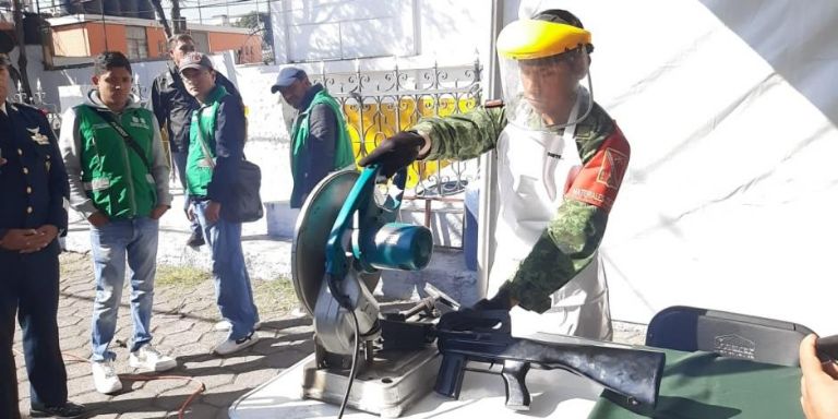 Desarme voluntario en la CDMX