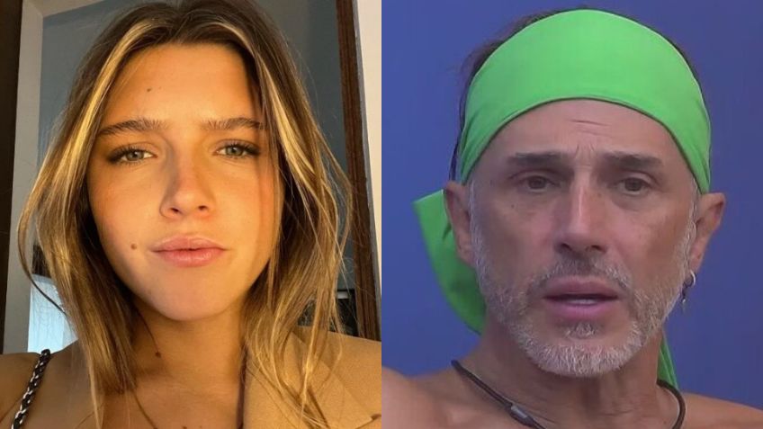 Antonia, la hija de Sergio Mayer, saca las garras para defenderlo y le lanza porras en la 'LCDLFM'