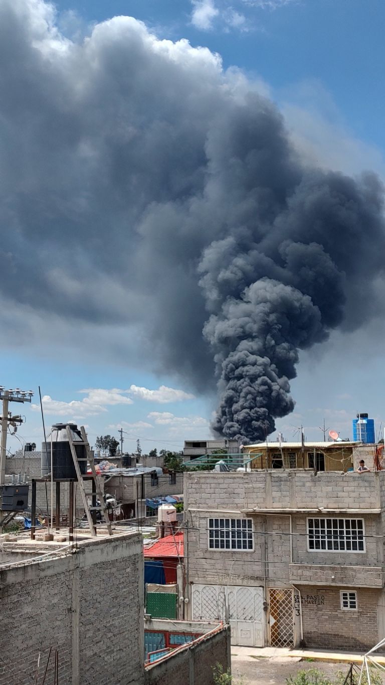 Incendio en Chicoloapan