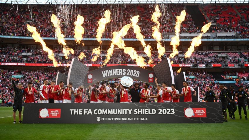 Arsenal gana la Community Shield y le arrebata al Manchester City el primer título de la temporada