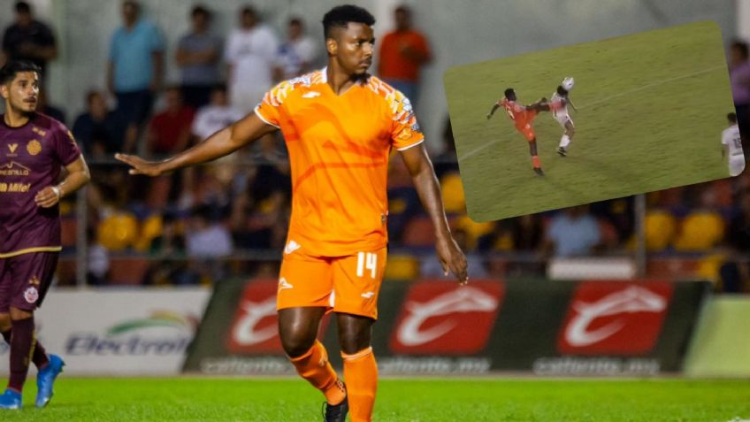 VIDEO: Joao Maleck propina brutal patada en el rostro a rival en partido de la Liga de Expansión MX