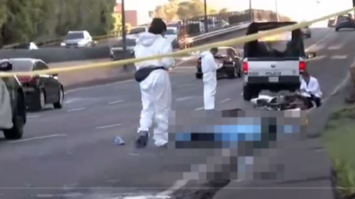 Imágenes Fuertes: Tras fatídico accidente en avenida  Aquiles Serdán, motociclista pierde la vida